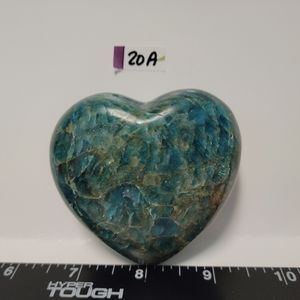 Blue Apatite heart